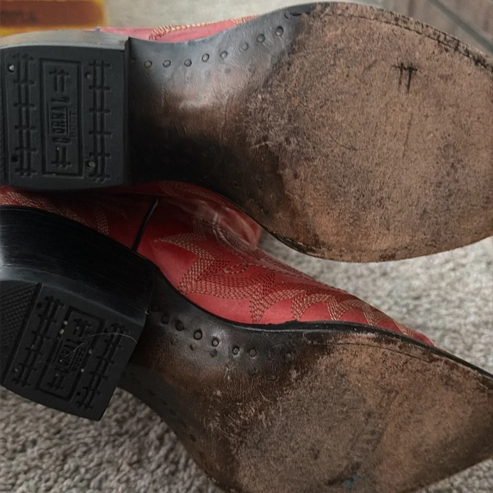 Corral red cowboy boots - Picture 6 of 8